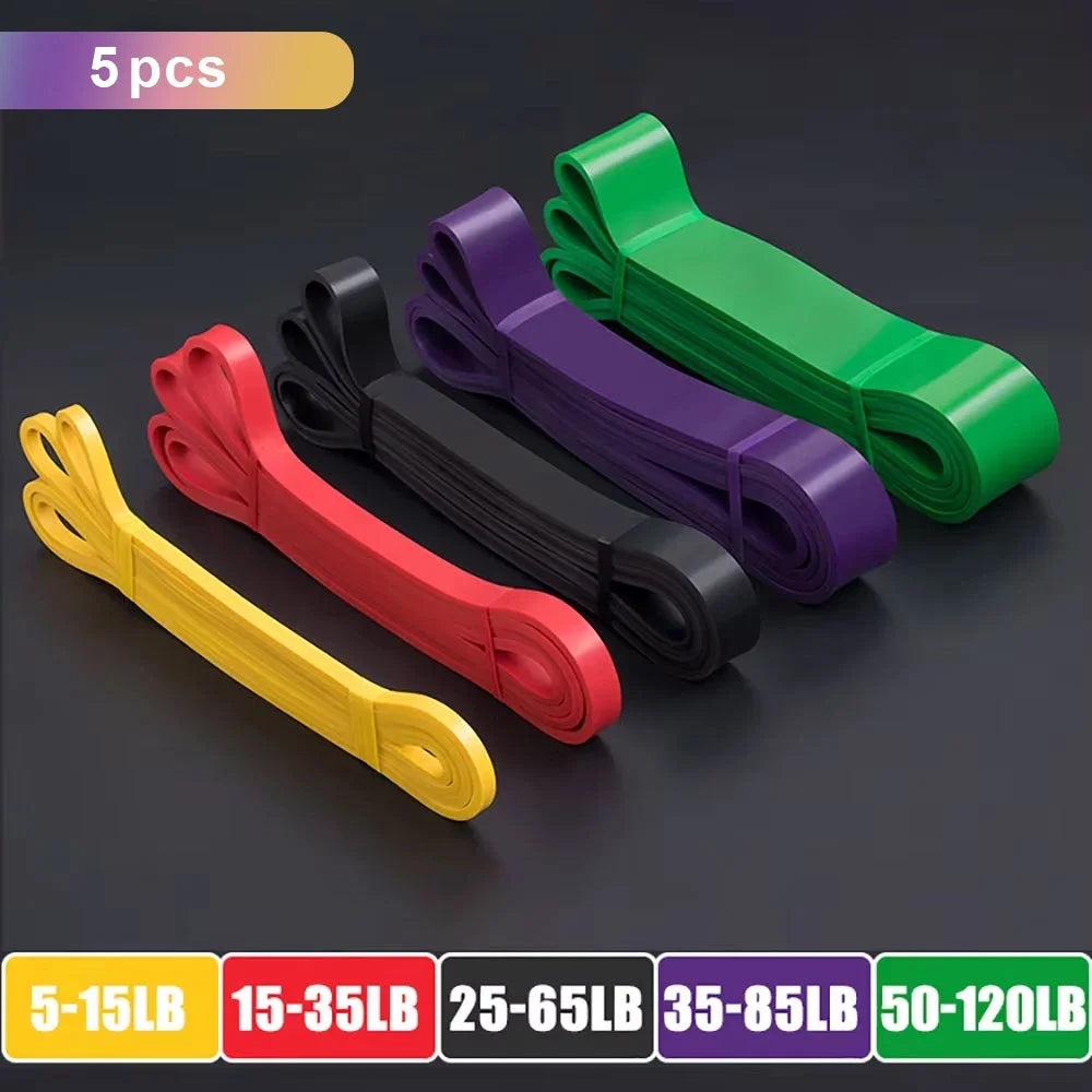 Resistance Bands Set — Pull-Up Assistance & Stretch Bands for Home Gym & Strength Training