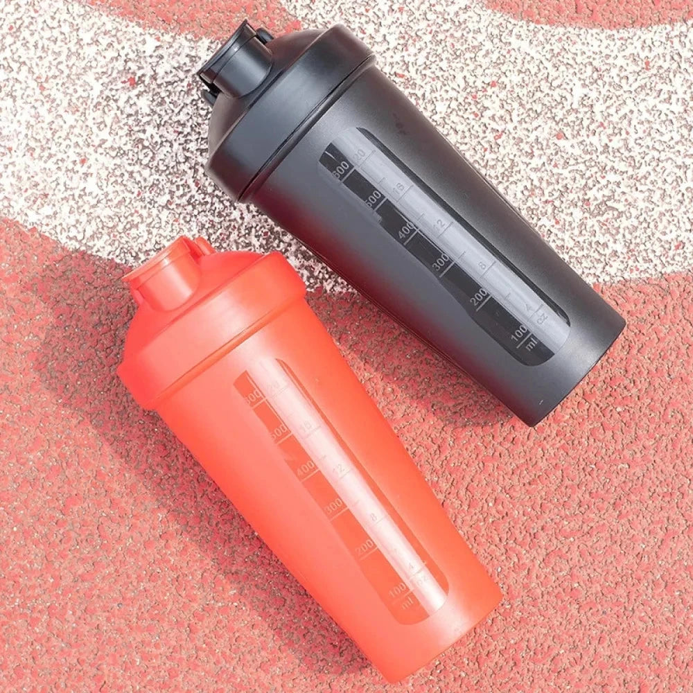 ChargeFit Protein Shaker — 600ml Leak-Proof Bottle with Whisk Ball for Gym & Outdoor