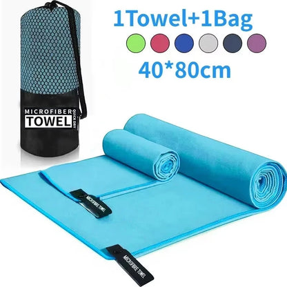 Quick-Dry Sport Towel — Lightweight Microfiber Towel for Gym, Swimming, Camping & Beach