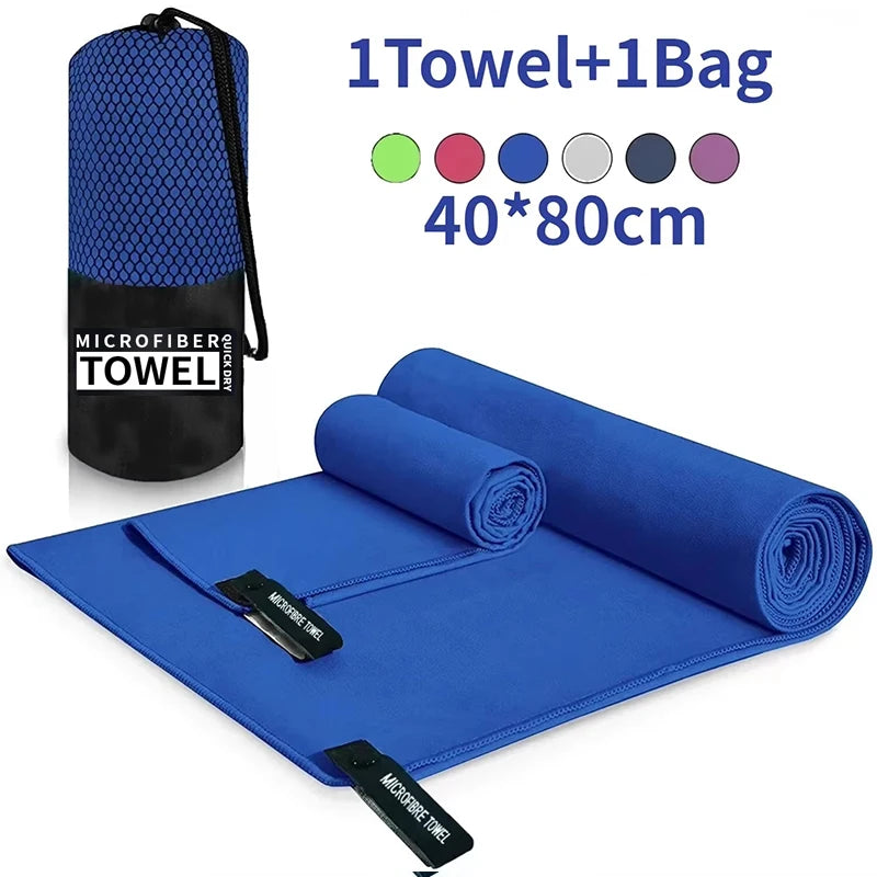 Quick-Dry Sport Towel — Lightweight Microfiber Towel for Gym, Swimming, Camping & Beach