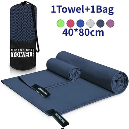 Quick-Dry Sport Towel — Lightweight Microfiber Towel for Gym, Swimming, Camping & Beach