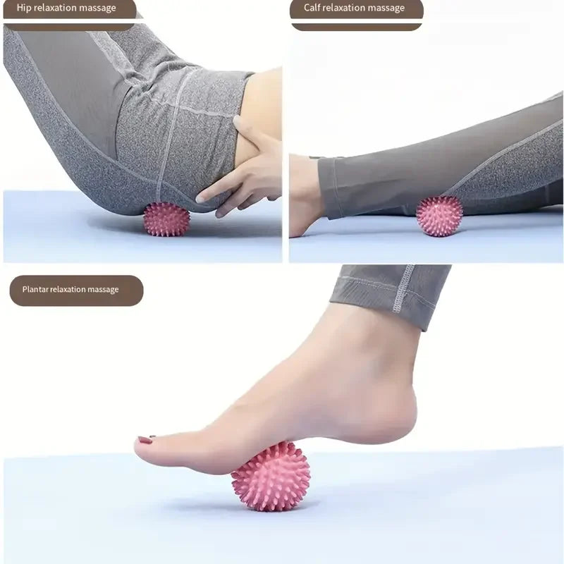 Hedgehog Massage Ball — Deep Tissue Muscle Relief for Neck, Shoulders, Back & Legs