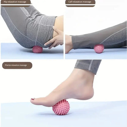 Hedgehog Massage Ball — Deep Tissue Muscle Relief for Neck, Shoulders, Back & Legs