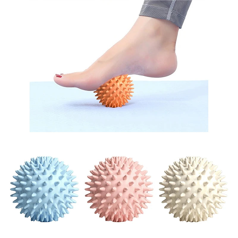 Hedgehog Massage Ball — Deep Tissue Muscle Relief for Neck, Shoulders, Back & Legs
