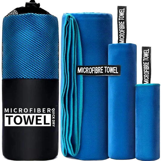 Quick-Dry Sport Towel — Lightweight Microfiber Towel for Gym, Swimming, Camping & Beach
