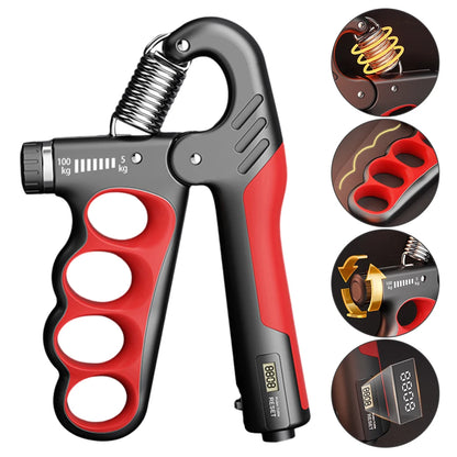 Adjustable Grip Strength Trainer — 5-100KG Hand Gripper for Wrist & Muscle Building