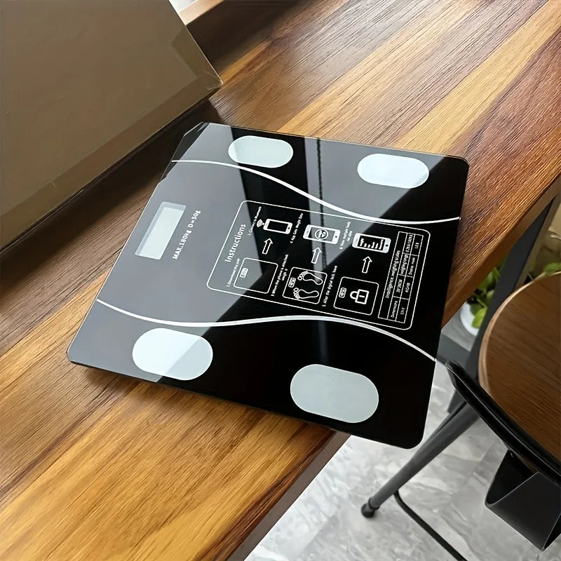 Smart Digital Body Scale — LED Display, 400lb Capacity for Weight & Fitness Tracking