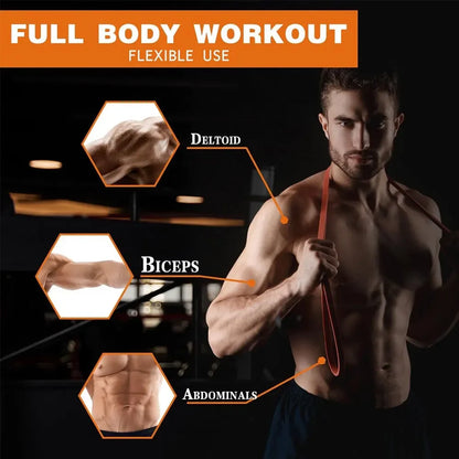 Resistance Bands Set — Pull-Up Assistance & Stretch Bands for Home Gym & Strength Training