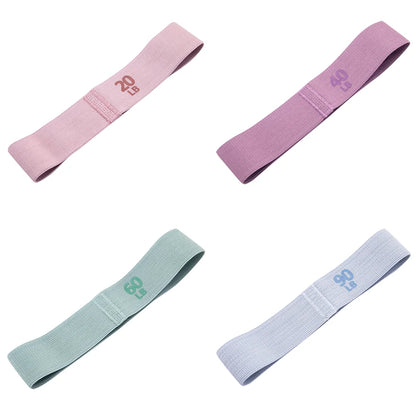 Fabric Resistance Loop Bands — Hip Circle & Glute Bands for Yoga, Pilates & Gym Training