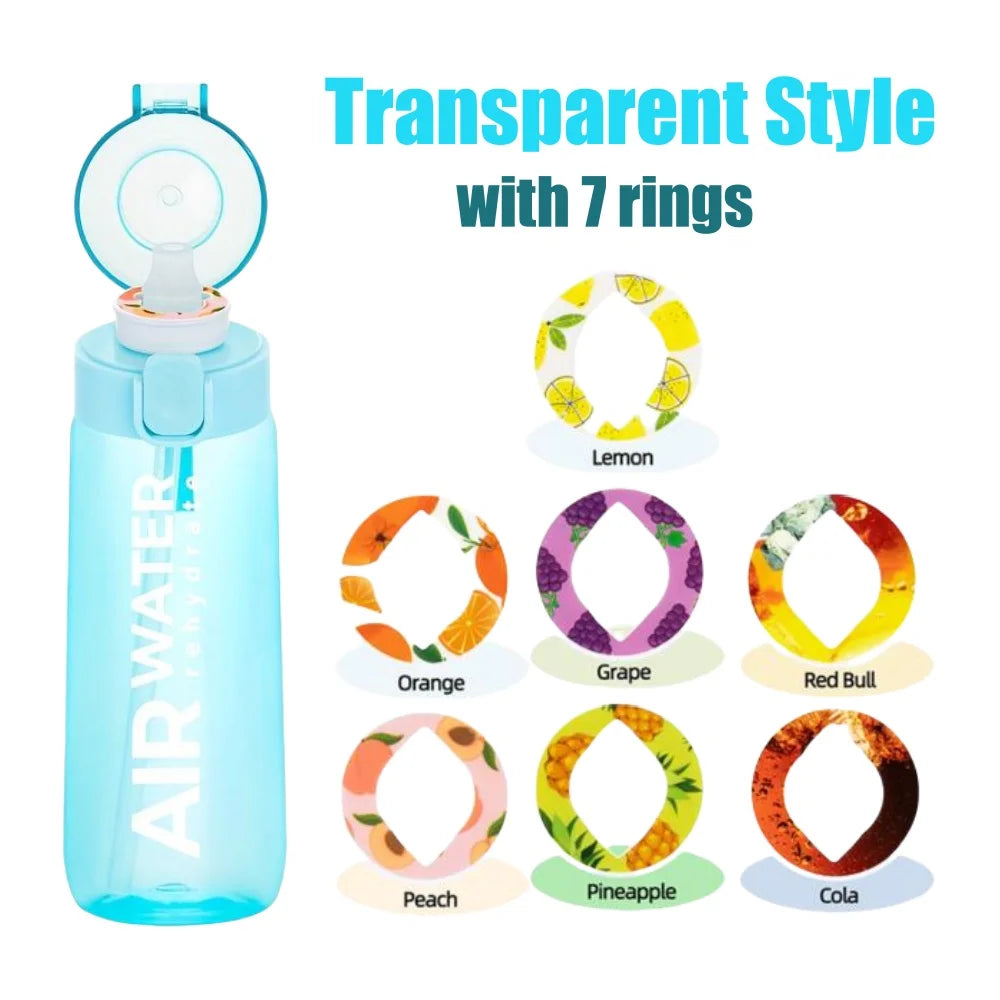 FruitFuse Sport Bottle — 750ml Infuser with 7 Fruit Pods, Zero Sugar