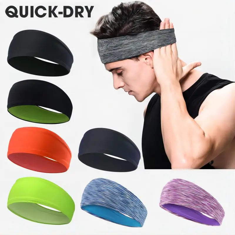 Mesh Sport Headband — Breathable Sweatband for Running, Yoga & Gym Workouts
