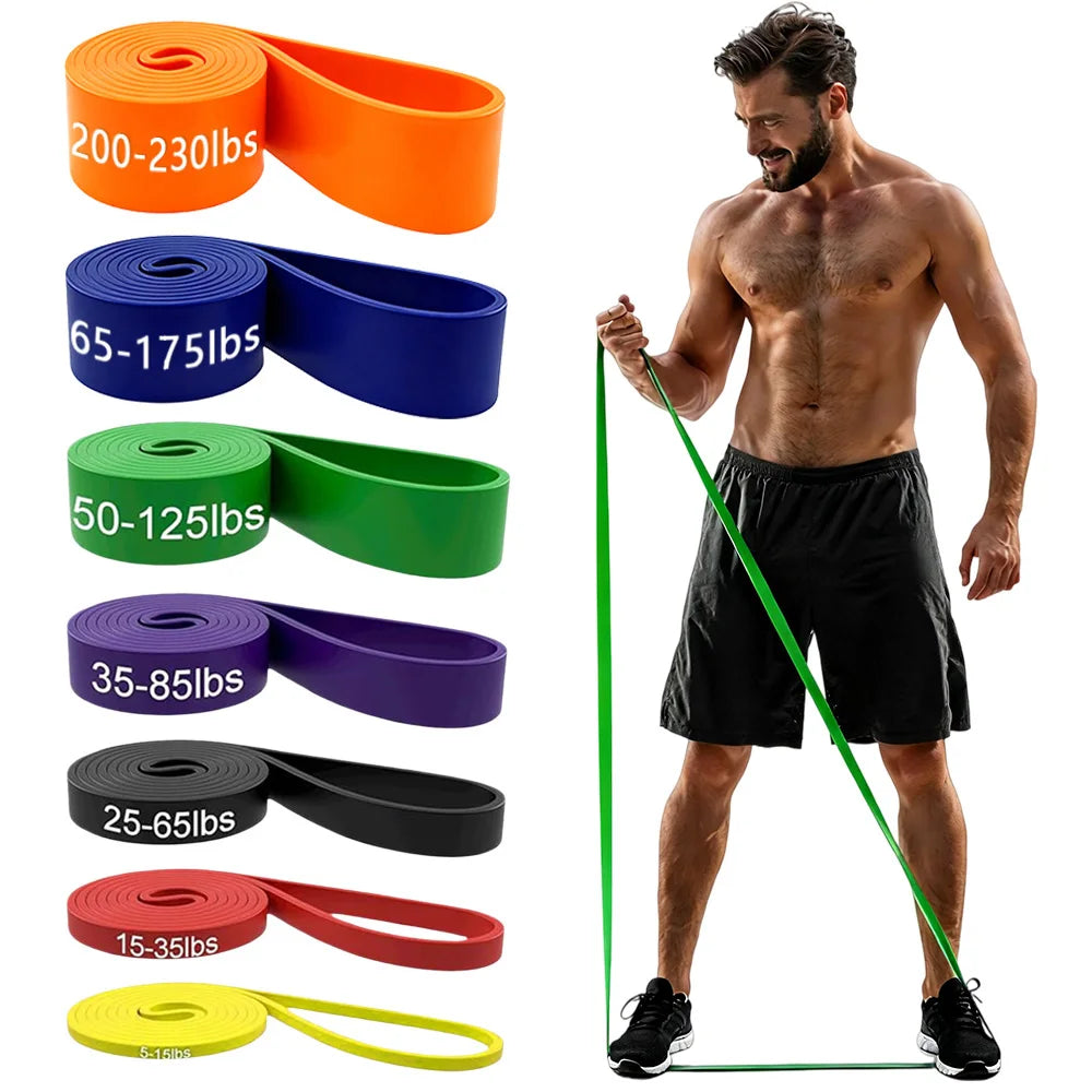 Resistance Bands Set — Pull-Up Assistance & Stretch Bands for Home Gym & Strength Training