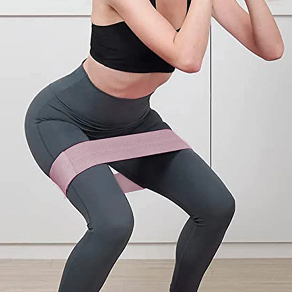 Fabric Resistance Loop Bands — Hip Circle & Glute Bands for Yoga, Pilates & Gym Training