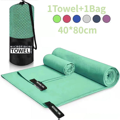 Quick-Dry Sport Towel — Lightweight Microfiber Towel for Gym, Swimming, Camping & Beach