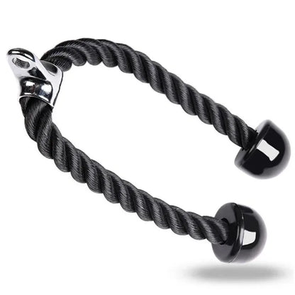 Triceps Rope Cable Attachment — Pull Down Cord for Biceps, Shoulders & Back Training