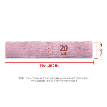 Fabric Resistance Loop Bands — Hip Circle & Glute Bands for Yoga, Pilates & Gym Training